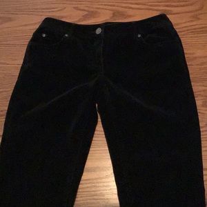 Trend Alert 🚨INC Black Velvet Slim Cut Pants